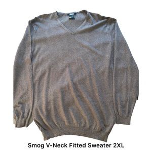 Smog Lightweight V-Neck Sweater 2XL